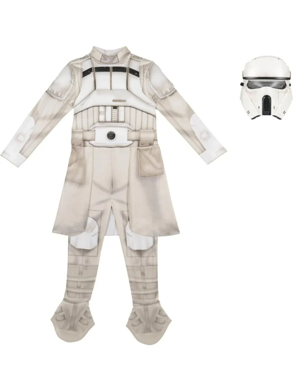 Youth Halloween Costume - Premium Quality Padded Jumpsuit & Mask, Star Wars